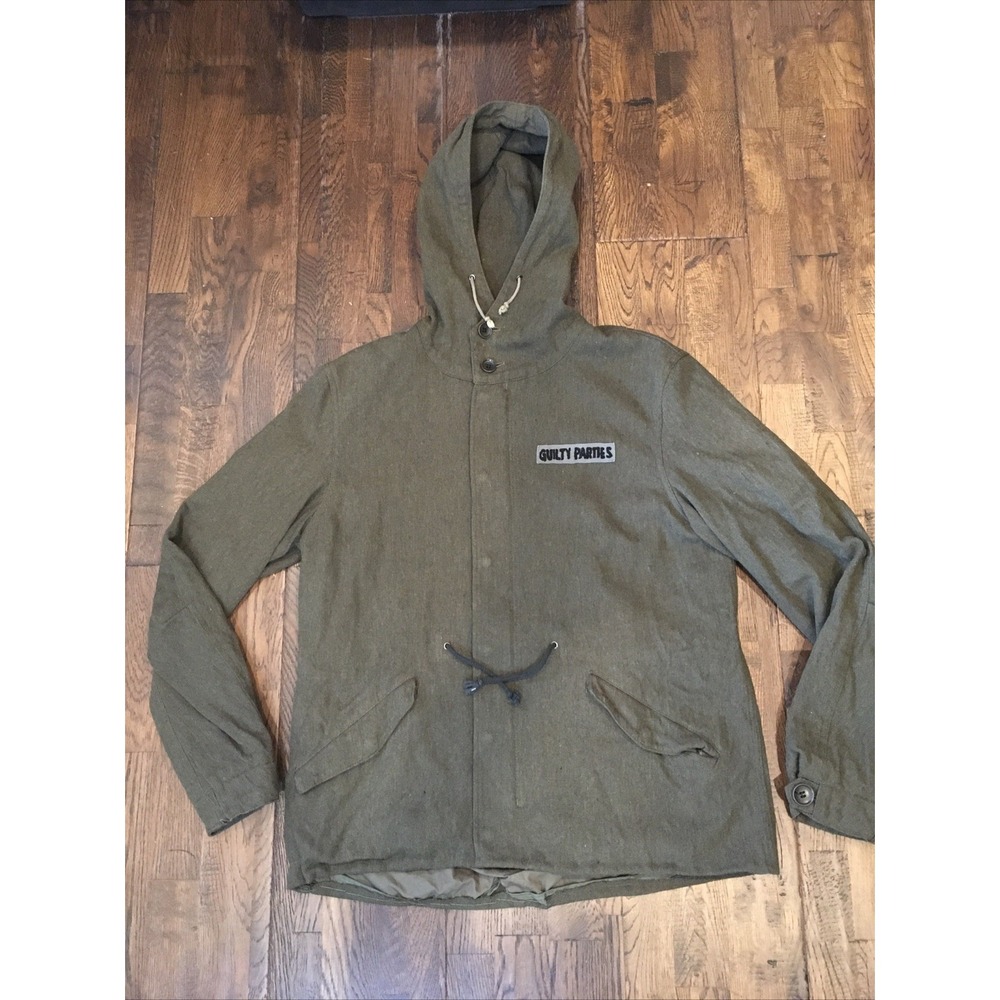 WACKO MARIA Guilty Parties Wool Hooded Jacket Military Green Japan Mens M